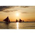 SELF ADHESIVE WALL MURAL SUNSET AT SEA - SELF-ADHESIVE WALLPAPERS - WALLPAPERS