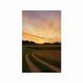 AFFICHE COUCHER DE SOLEIL SUR LE PAYSAGE - NATURE - AFFICHES