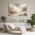 WANDBILD ZARTE ABSTRAKTION IN BEIGE - ABSTRAKTE BILDER - BILDER