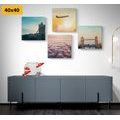 CANVAS PRINT SET DREAM JOURNEY - SET OF PICTURES - PICTURES