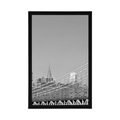 POSTER SKYSCRAPERS IN NEW YORK CITY IN BLACK AND WHITE - BLACK AND WHITE - POSTERS