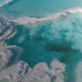 CANVASTAVLA VITA SKORPOR ÖVER LAGUNEN - TAVLOR MED HAV OCH STRAND - TAVLOR