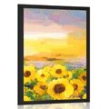 POSTER SONNENBLUMENFELD - BLUMEN - POSTER