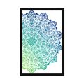 POSTER TEAL MANDALA - FENG SHUI - POSTERS