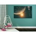 CANVAS PRINT VIEW FROM SPACE - PICTURES OF SPACE AND STARS - PICTURES