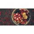 CANVAS PRINT MIX WITH POMEGRANATE - PICTURES OF FOOD AND DRINKS - PICTURES