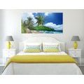 CANVAS PRINT BEAUTIFUL BEACH ON THE ISLAND OF SEYCHELLES - PICTURES OF NATURE AND LANDSCAPE - PICTURES