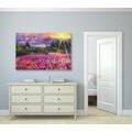 CANVAS PRINT COLORFUL LANDSCAPE OIL PAINTING - PICTURES OF NATURE AND LANDSCAPE - PICTURES