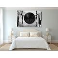 CANVAS PRINT AFRICAN DANCE IN BLACK AND WHITE - BLACK AND WHITE PICTURES - PICTURES