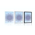 POSTER ABSTRACT FLORAL MANDALA - FENG SHUI - POSTERS