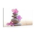 PICTURE BALANS OF STONES AND PINK ORIENTAL FLOWERS - PICTURES FENG SHUI{% if kategorie.adresa_nazvy[0] != zbozi.kategorie.nazev %} - PICTURES{% endif %}