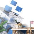 SELF ADHESIVE WALLPAPER STRATEGIC CUBE - SELF-ADHESIVE WALLPAPERS - WALLPAPERS