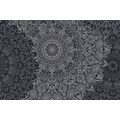 PAPIER PEINT AUTOCOLLANT MANDALA ÉLÉGANT EN NOIR ET BLANC - PAPIERS PEINTS AUTOCOLLANTS - PAPIER PEINT