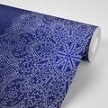 PAPIER PEINT AUTOCOLLANT MANDALA BLEU FONCÉ - PAPIERS PEINTS AUTOCOLLANTS - PAPIER PEINT