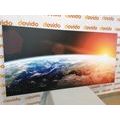 CANVAS PRINT VIEW OF THE PLANET FROM SPACE - PICTURES OF SPACE AND STARS - PICTURES