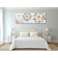 CANVAS PRINT JEWELRY WITH A FLORAL PATTERN - ABSTRACT PICTURES{% if product.category.pathNames[0] != product.category.name %} - PICTURES{% endif %}