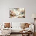 WANDBILD ZARTE ABSTRAKTION IN BEIGE - ABSTRAKTE BILDER - BILDER