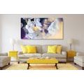 CANVAS PRINT BLOSSOMED CHERRY BRANCH - PICTURES FLOWERS - PICTURES