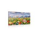CANVAS PRINT OIL PAINTING WILD FLOWERS - PICTURES - 🔥 TOTAL SALE 🔥