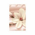 POSTER LUXURIOUS MAGNOLIA WITH PEARLS - FLOWERS - POSTERS