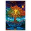 OBRAZ KOUZELNÁ NOC A STROM ŽIVOTA - OBRAZY STROMY ŽIVOTA - OBRAZY