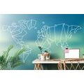 SELF ADHESIVE WALLPAPER STYLIZED WORLD MAP - SELF-ADHESIVE WALLPAPERS - WALLPAPERS