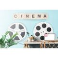 TAPETA TAŚMA FILMOWA - TAPETA W STYLU VINTAGE I RETRO - TAPETY