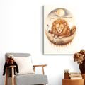 IMPRESSION SUR TOILE LION RÊVEUR - ANIMAUX DE RÊVE - IMPRESSION SUR TOILE