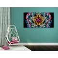 CANVAS PRINT MANDALA OF HEALTH - PICTURES FENG SHUI - PICTURES