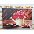 CANVAS PRINT ROSE IN A WATERING CAN - STILL LIFE PICTURES - PICTURES