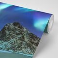 WALL MURAL NORTHERN LIGHTS IN NORWAY - WALLPAPERS NATURE - WALLPAPERS