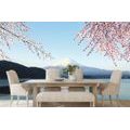 WALL MURAL LAKE VIEW OF MOUNT FUJI - WALLPAPERS NATURE - WALLPAPERS