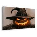 WANDBILD KÜRBISSE IM HEXENHUT - HALLOWEEN- UND HORROR-BILDER - BILDER
