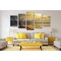 5-PIECE CANVAS PRINT DRIED UP TREE - PICTURES OF NATURE AND LANDSCAPE - PICTURES