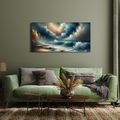WANDBILD DRAMATISCHE MEERES-HORIZONTE - BILDER MEER UND STRAND - BILDER