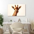 WANDBILD TIERPORTRÄT GIRAFFE - WANDBILDER ZEBRAS UND GIRAFFEN - BILDER