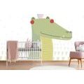 SELF ADHESIVE WALLPAPER CUTE CROCODILE WITH FEATHERS - SELF-ADHESIVE WALLPAPERS - WALLPAPERS