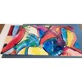 5-PIECE CANVAS PRINT ABSTRACT ART - ABSTRACT PICTURES - PICTURES