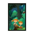 AFFICHE FORÊT DE CONTE DE FÉES - AFFICHES POUR LA CHAMBRE DES ENFANTS - AFFICHES