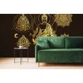 TAPETE GOLDENER BUDDHA - TAPETEN MIT FENG SHUI-MOTIVEN - TAPETEN