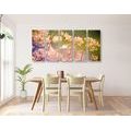 5-PIECE CANVAS PRINT FLORAL STILL LIFE - PICTURES OF NATURE AND LANDSCAPE - PICTURES