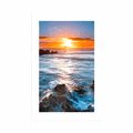 POSTER WITH MOUNT ROMANTIC SUNSET - NATURE - POSTERS