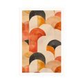 POSTER MODELE MODERNE PEACH FUZZ - FORME ABSTRACTE - POSTERE