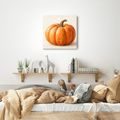 QUADRO SU TELA – ZUCCA AUTUNNALE MATURA - QUADRI HALLOWEEN E HORROR - STAMPE E QUADRI