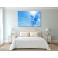 CANVAS PRINT BEAUTIFUL ANGEL IN THE SKY - PICTURES OF ANGELS - PICTURES