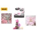 CANVAS PRINT SET FENG SHUI IN FINE DESIGN - SET OF PICTURES - PICTURES