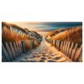 WANDBILD SANDWEG ZUM STRAND - BILDER MEER UND STRAND - BILDER