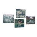 CANVAS PRINT SET MAGICAL NATURE - SET OF PICTURES - PICTURES