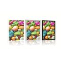 POSTER TROPICAL FRUIT - WITH A KITCHEN MOTIF - POSTERS