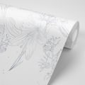 SELF ADHESIVE WALLPAPER GENTLE LILY IN WHITE DESIGN - SELF-ADHESIVE WALLPAPERS - WALLPAPERS